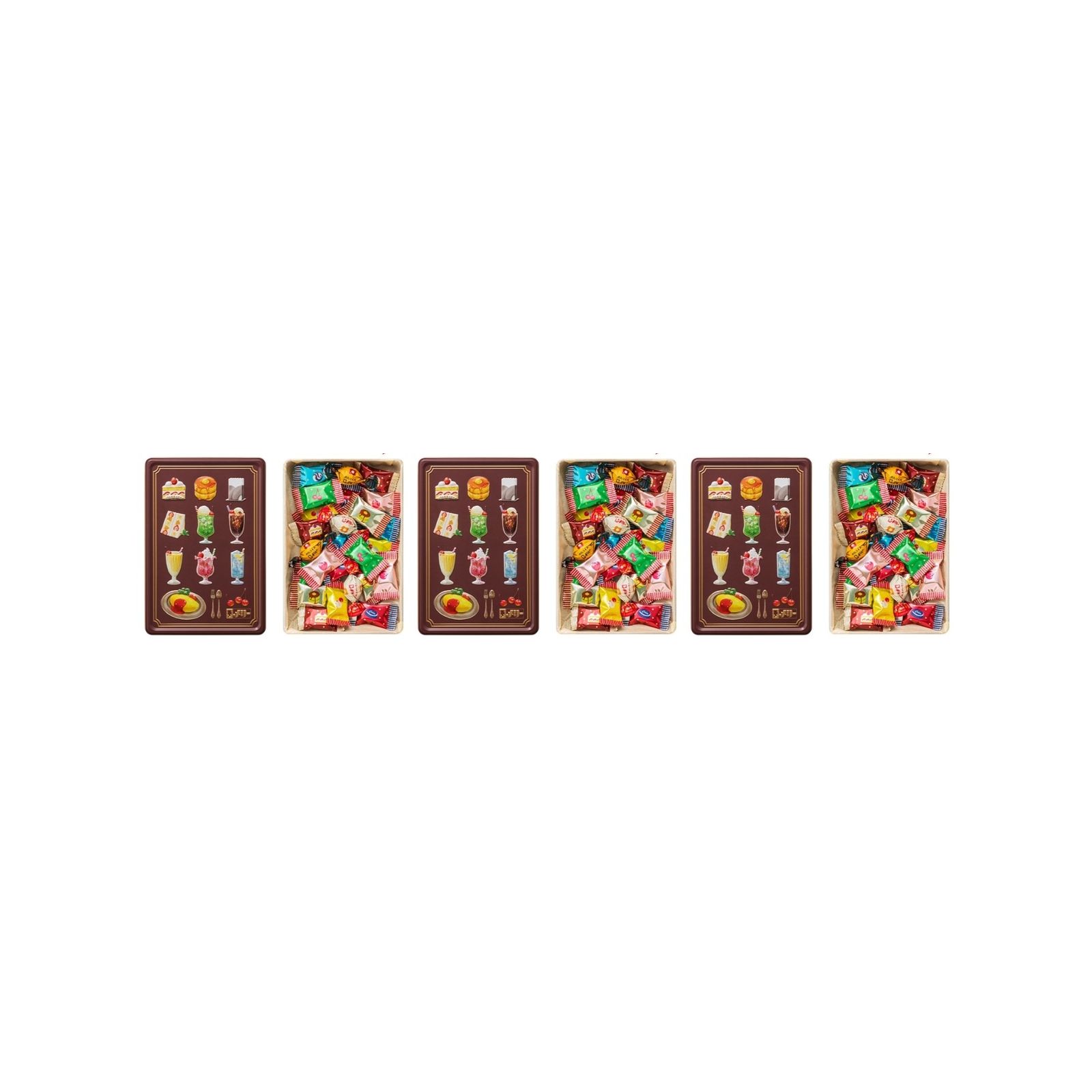 メリーチョコレート はじけるキャンディチョコレート。 喫茶メニュー缶(25個)(v26)×3個 チョコレート 菓子 バレンタイン パチパチ食感 人気