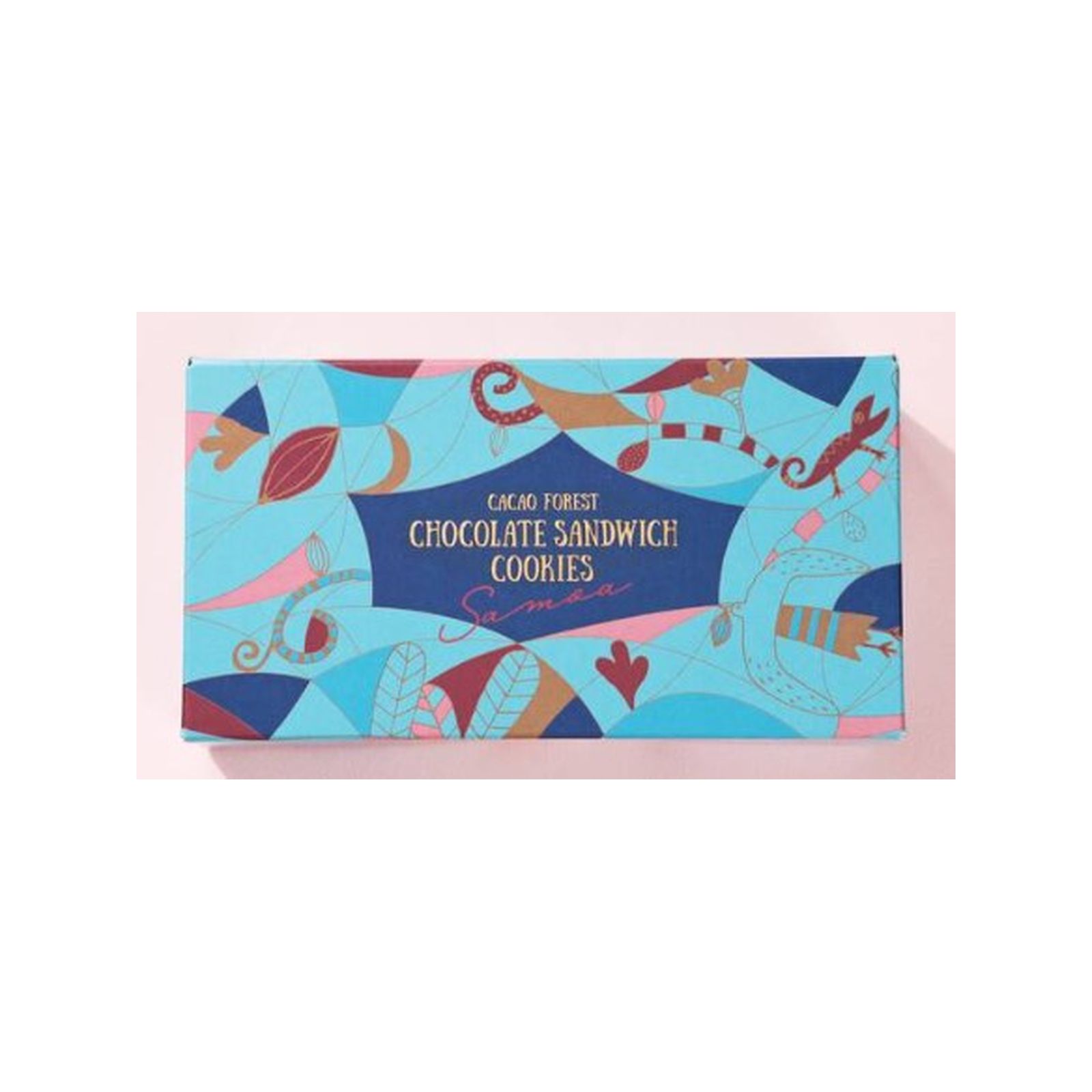 KAIDl カカオの森 サモア チョコレートサンドクッキー(5p)(v26)×1個 チョコレート 菓子 バレンタイン ビスケット クッキ一 人気