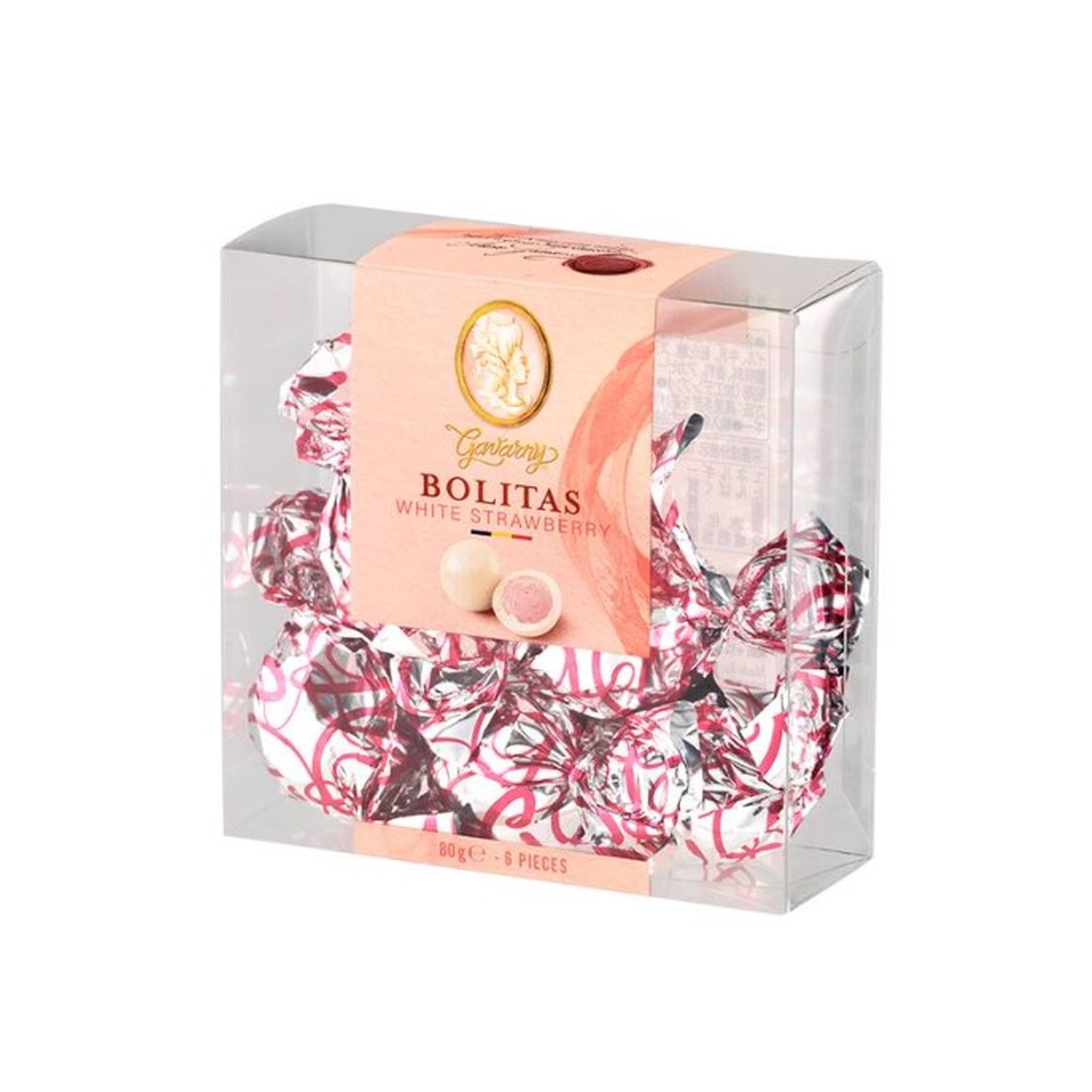 KAIDl ガヴァルニー ボリータスチョコレート ホワイトストロベリー(6個)(v26)×1個 チョコレート 菓子 バレンタイン ホワイト 人気