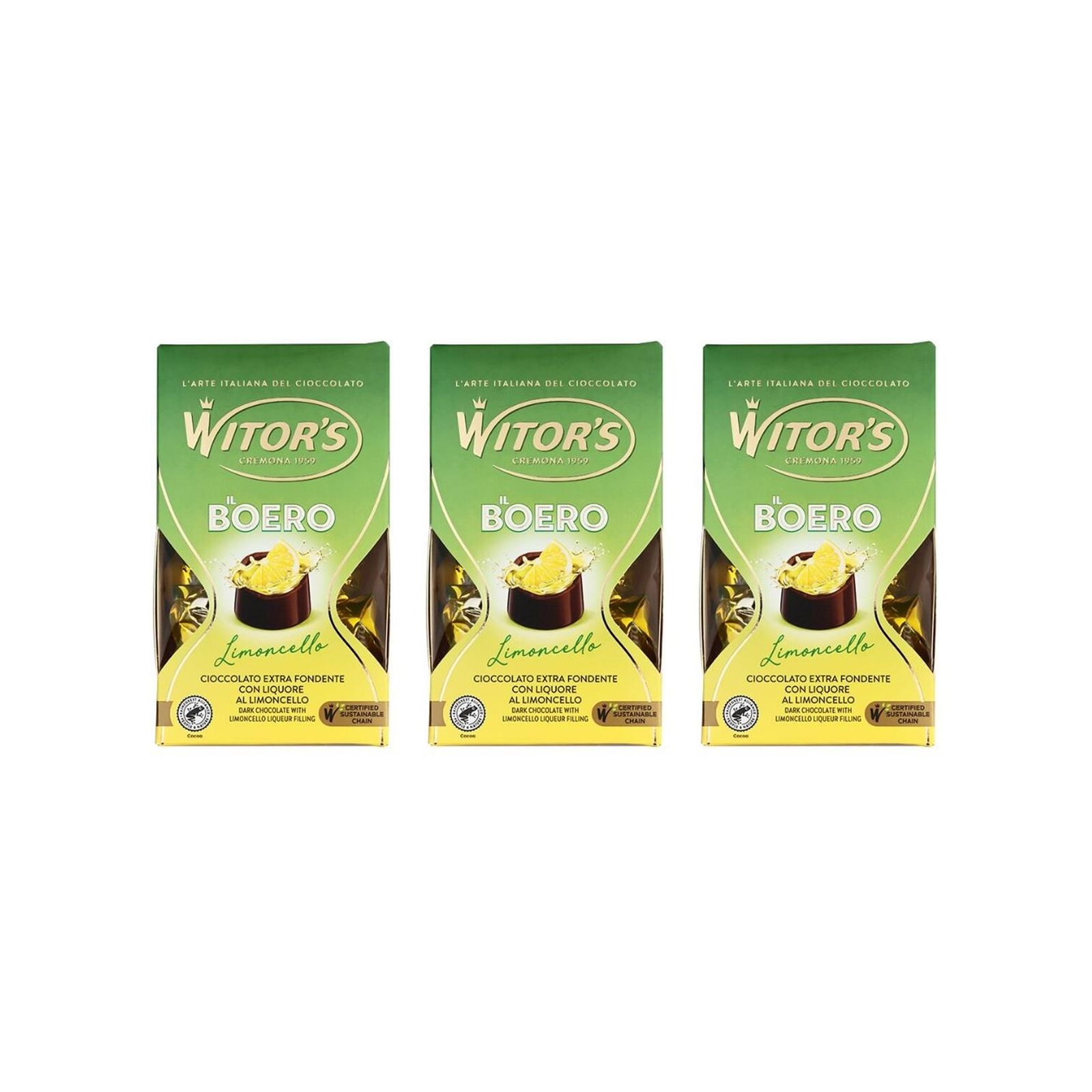 KAIDl ウィターズ ボエロ リモンチェッロチョコレート(145g)(v26)×3個 チョコレート 菓子 バレンタイン お酒 人気