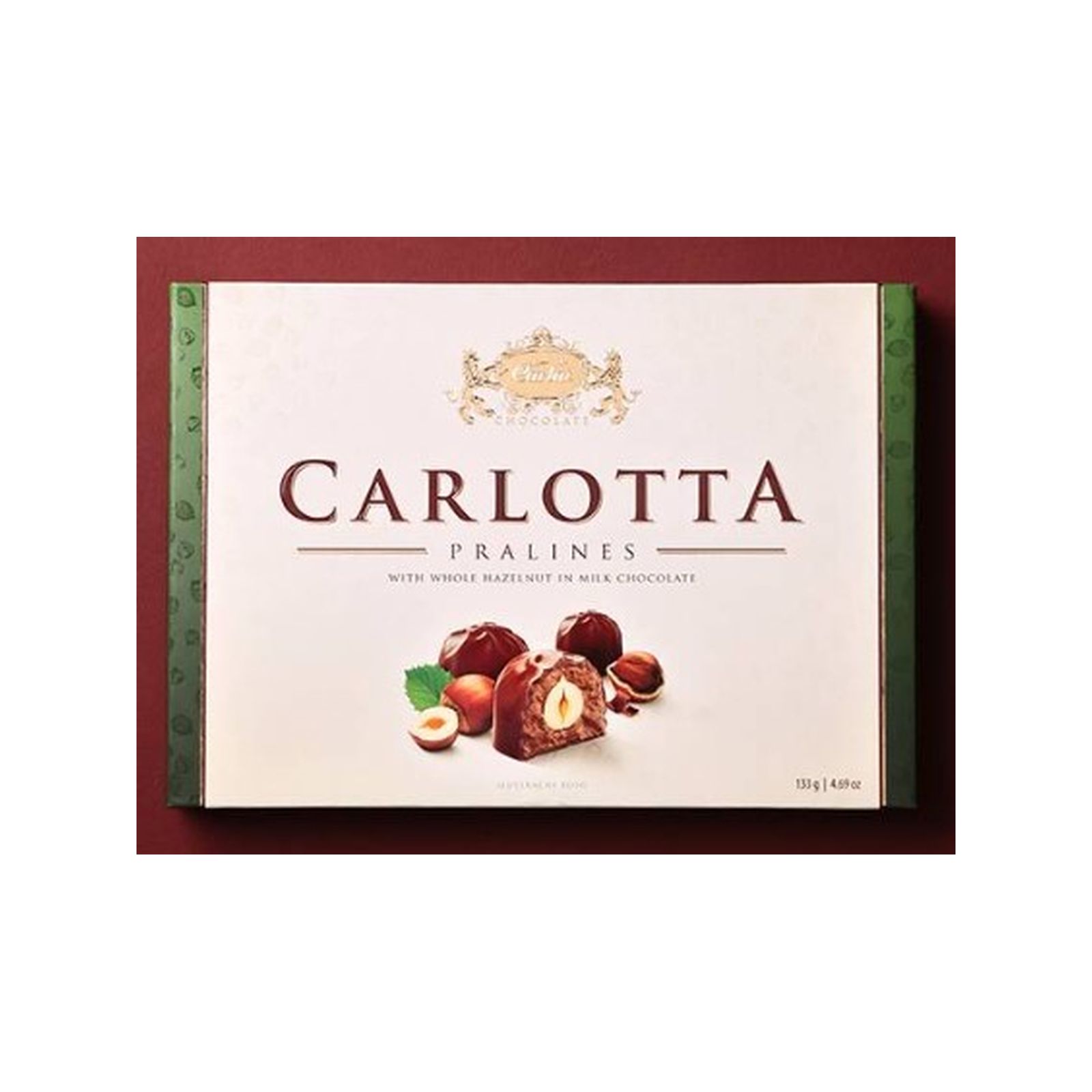 KAIDl カーラ カルロッタ ヘーゼルナッツチョコレート(ミルク)(133g)(v26)×1個 チョコレート 菓子 バレンタイン ボール 人気