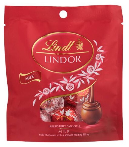 KAIDl リンツ リンドール ミルクパック(3P)(v26)×1個 チョコレート 菓子 バレンタイン トリュフ ミルク 人気