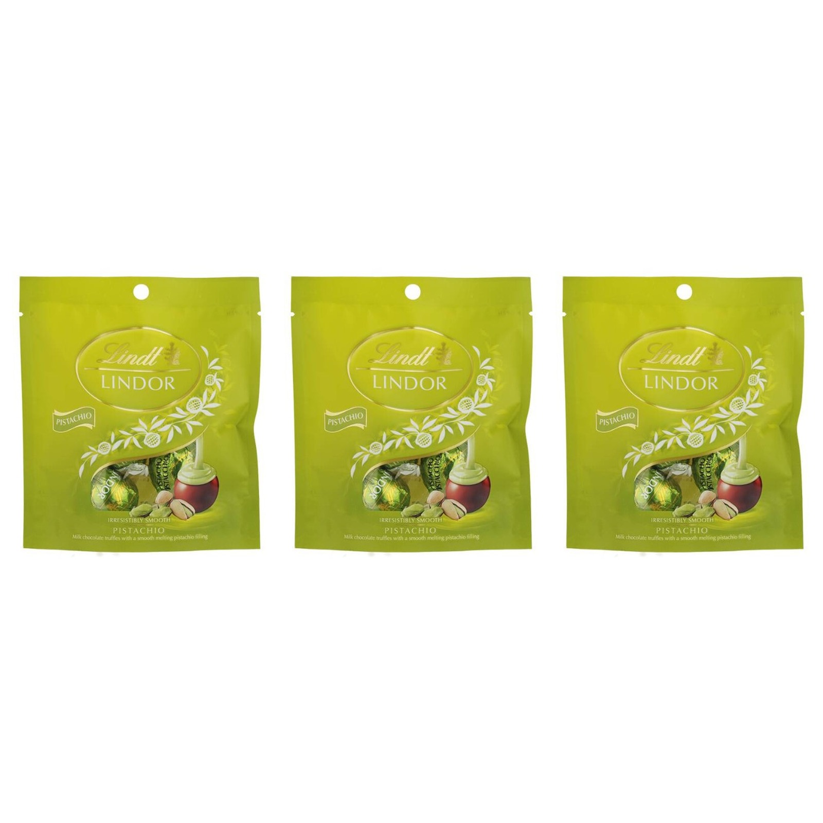 KAIDl リンツ リンドール ピスタチオパック(3P)(v26)×3個 チョコレート 菓子 バレンタイン トリュフ ミルク 人気