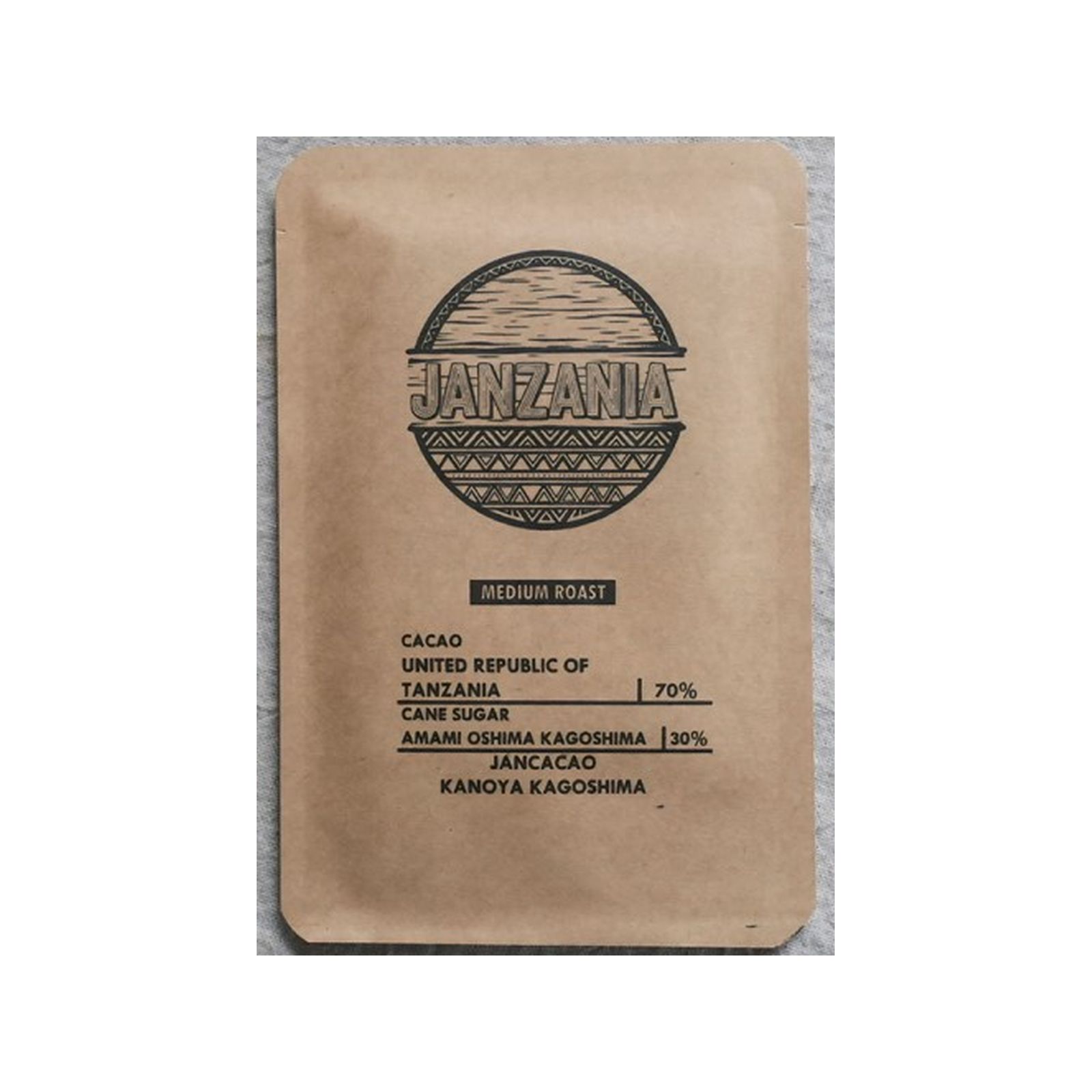 ジャンカカオ JANZANIA MEDIUM ROAST TANZANIA 20g(v26)×1個 チョコレート バレンタイン 板ちょこ 人気