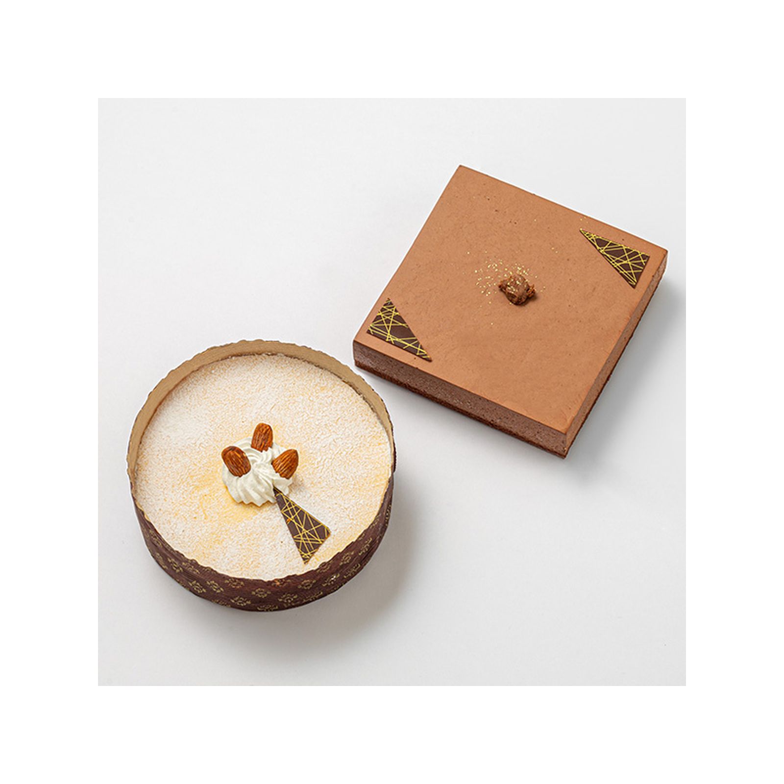 青山「ランス・ヤナギダテ」 ケーキ詰合せ(半熟チーズケーキ650g・アリス・オ・ショコラ500g) (v26)×1個 冷凍 チョコレート バレンタイン ケーキ 焼菓子 人気