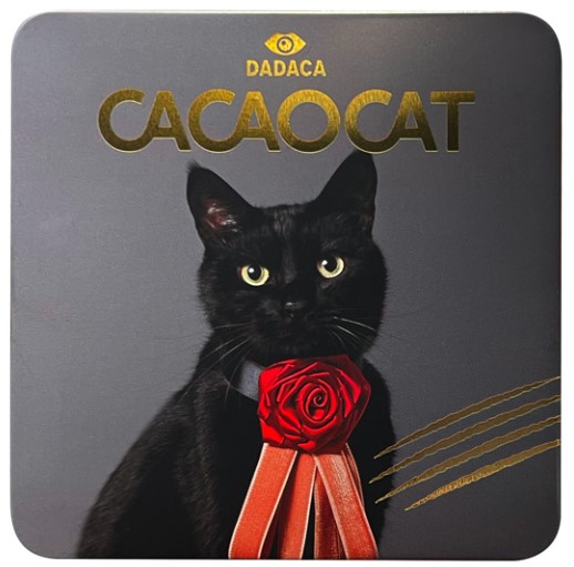 DADACA CACAOCAT缶NOIR 8個(v26)×1個 チョコレート バレンタイン ねこ 人気