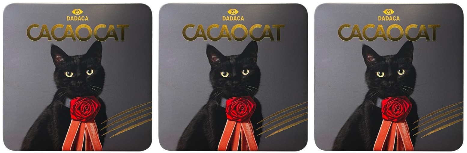 DADACA CACAOCAT缶NOIR 8個(v26)×3個 チョコレート バレンタイン ねこ 人気