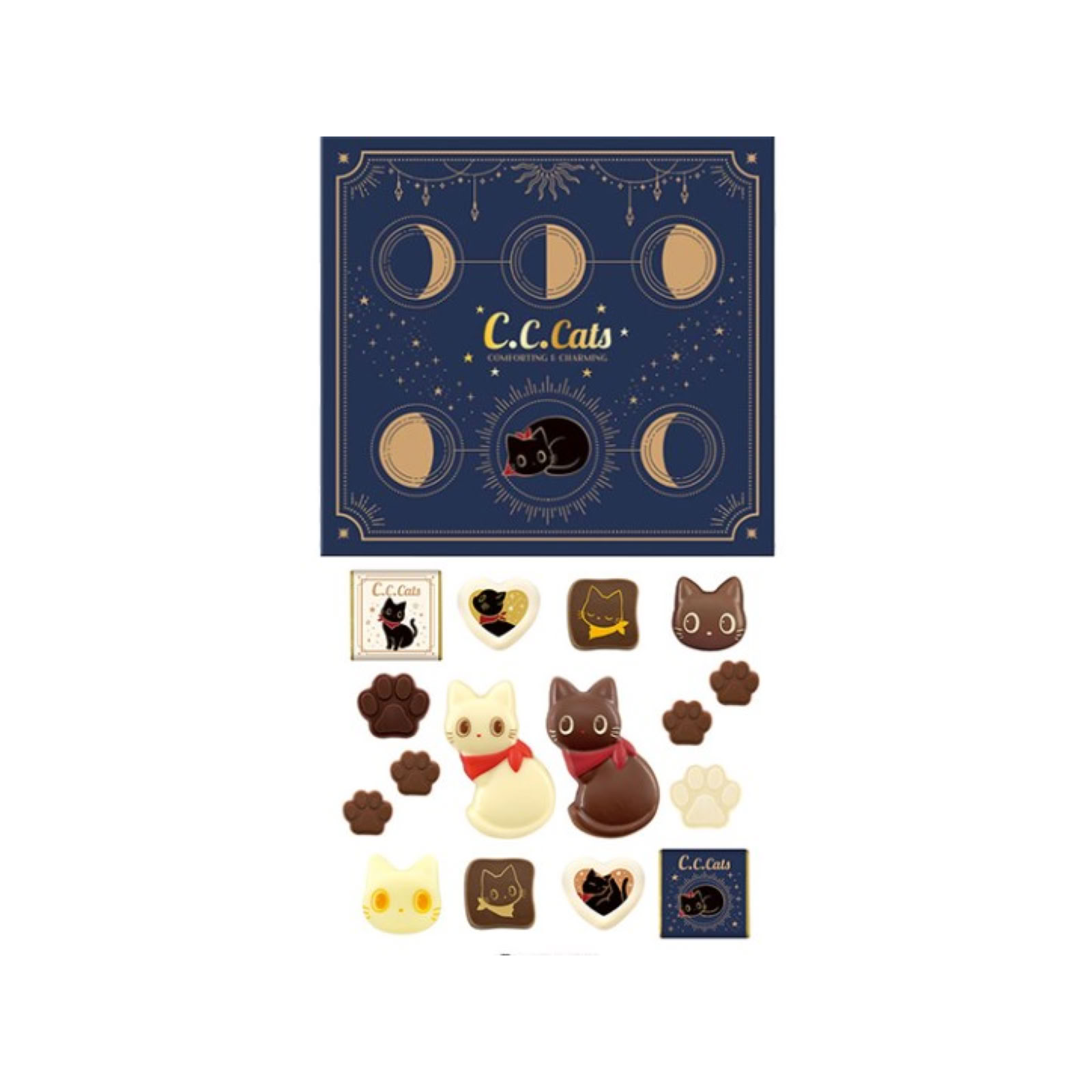 ハート C.C.キャッツスペシャルチョコギフト 16個(v26)×1個 ちょこれーと バレンタイン 詰合せ ねこ 人気