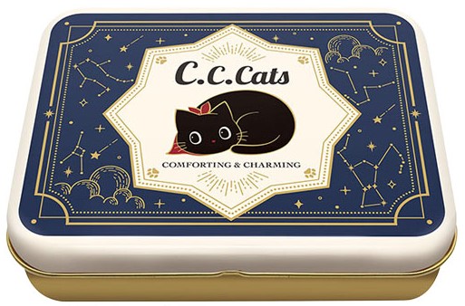 ハート C.C.キャッツチョコギフト缶 6個入(v26)×1個 ちょこれーと バレンタイン 詰合せ ねこ 人気