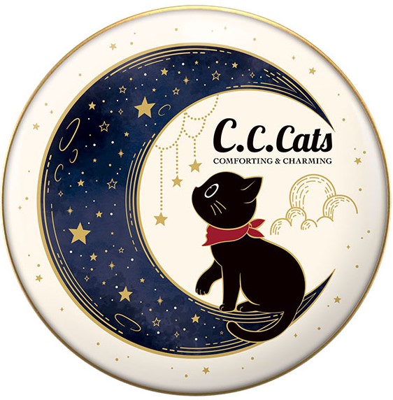 ハート C.C.キャッツ肉球チョコ缶 52g(1缶)(v26)×1個 ちょこれーと バレンタイン 詰合せ ねこ 人気
