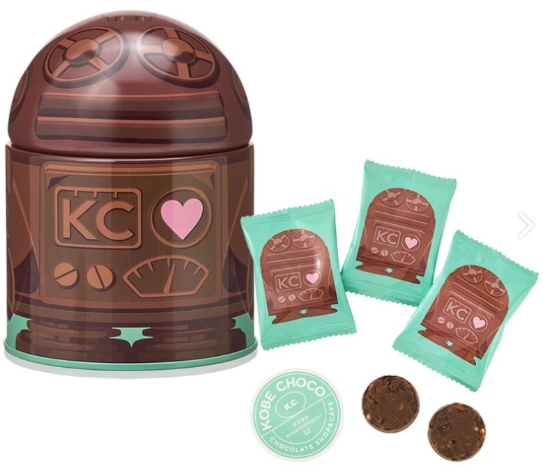 KOBE CHOCO ZAC ZAC ロボチョクランチ 7個入(v26)×1個 ちょこれーと バレンタイン ロボット 人気