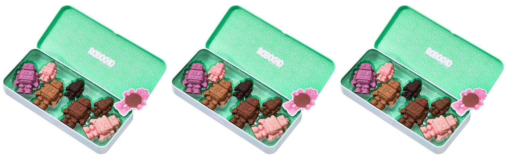 KOBE CHOCO ロボチョ缶 オリジナル アソート 7個入り(v26)×3個 ちょこれーと バレンタイン ロボット 人気