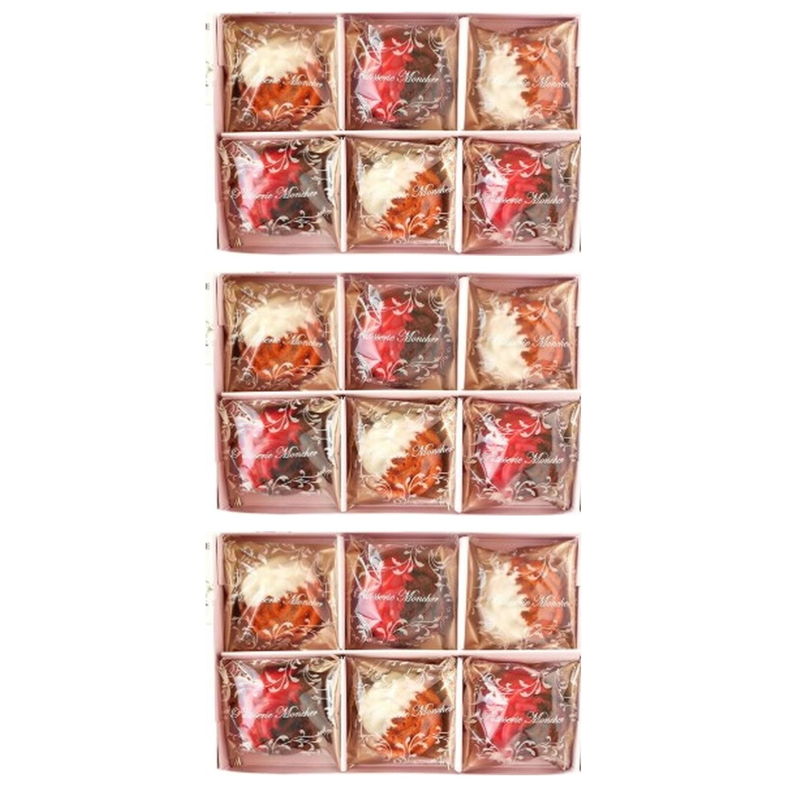 パティスリー モンシェ一ル ローズブルーム 6個入(v26)×3個 チョコレート バレンタイン 焼菓子 人気