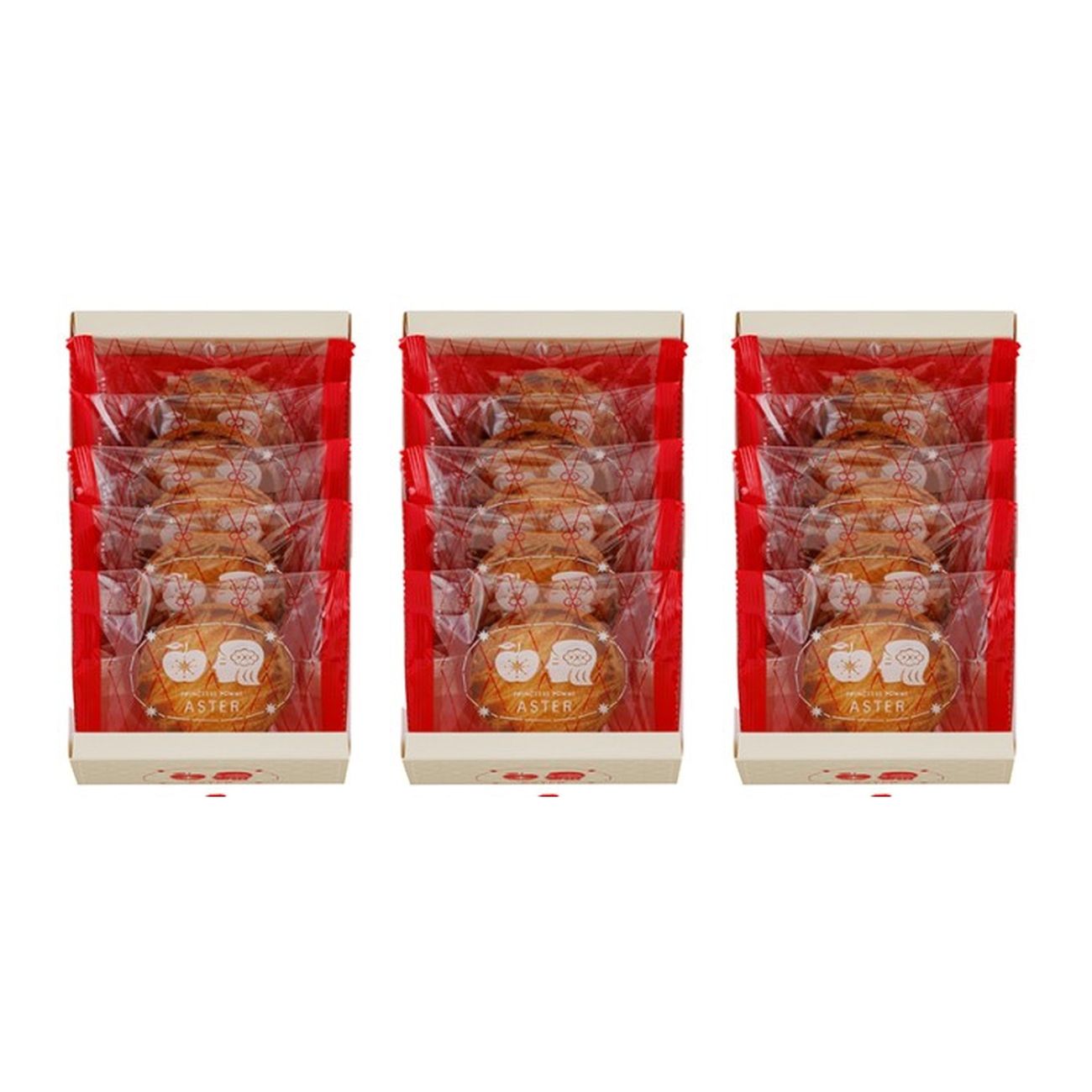 りんごひめアステル りんごひめのバターガレット 5個(v26)×3個 チョコレート バレンタイン 焼菓子 人気
