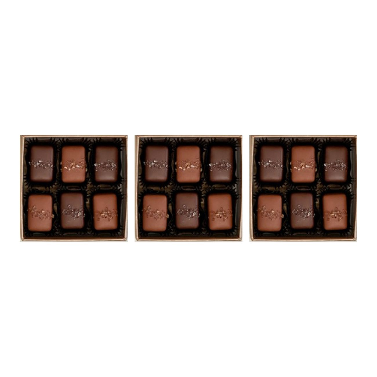 フランズチョコレート ソルトキャラメルアソートメント 6pc(v26)×3個 チョコレート バレンタイン 焼菓子 人気