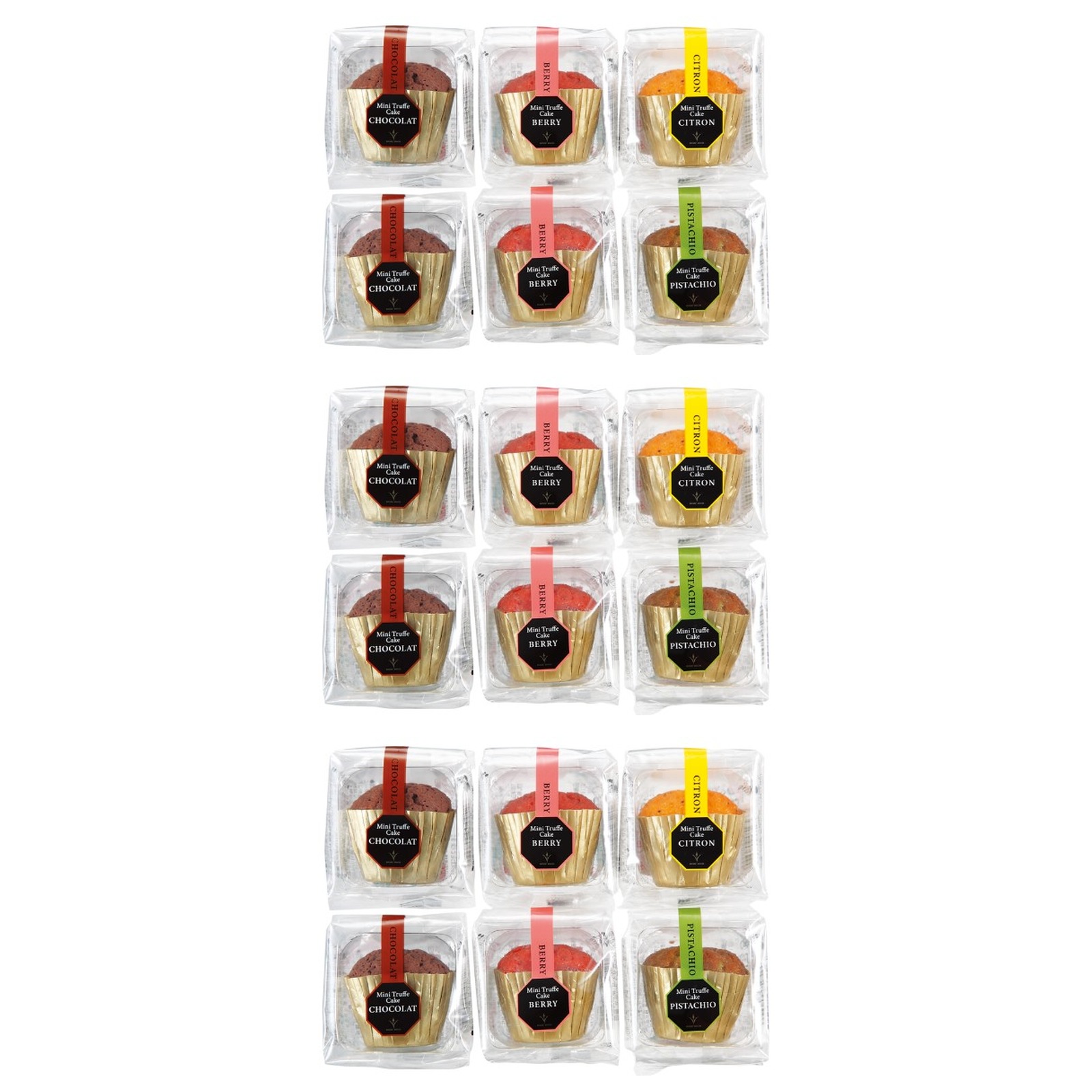 ミニトリュフケーキ6個入(v26) ブ一ノレミッシュ×3個 チョコレート バレンタイン アソート 焼菓子 人気