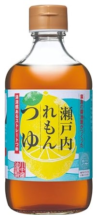 川中醤油 瀬戸内レモンつゆ 400ml×1個 調味料 檸檬 あっさり ご当地 広島