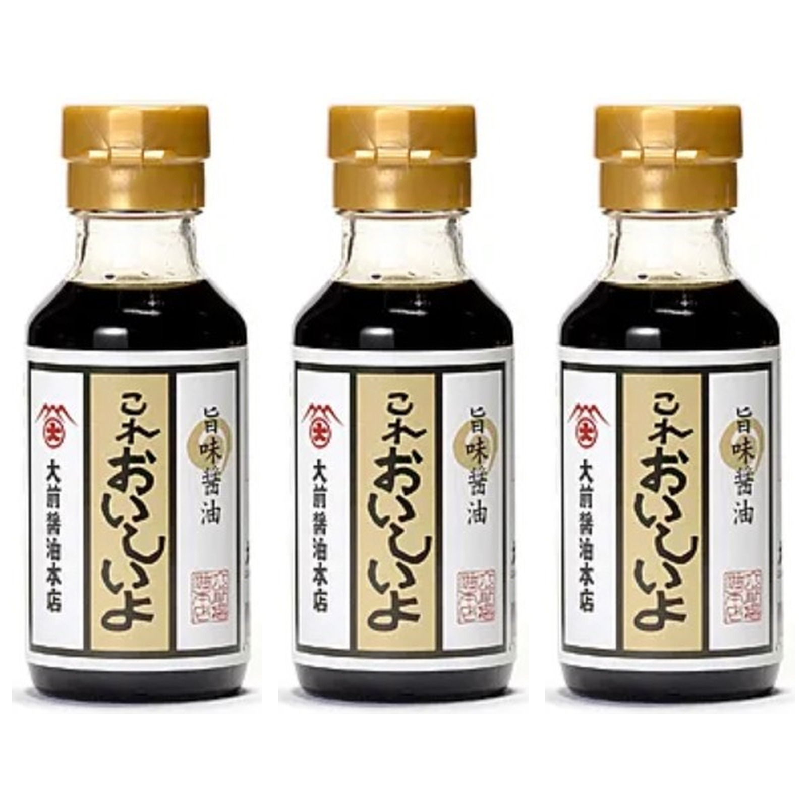 大前醤油 これおいしいよ 100ml×3個 調味料 しょうゆ ご当地 広島