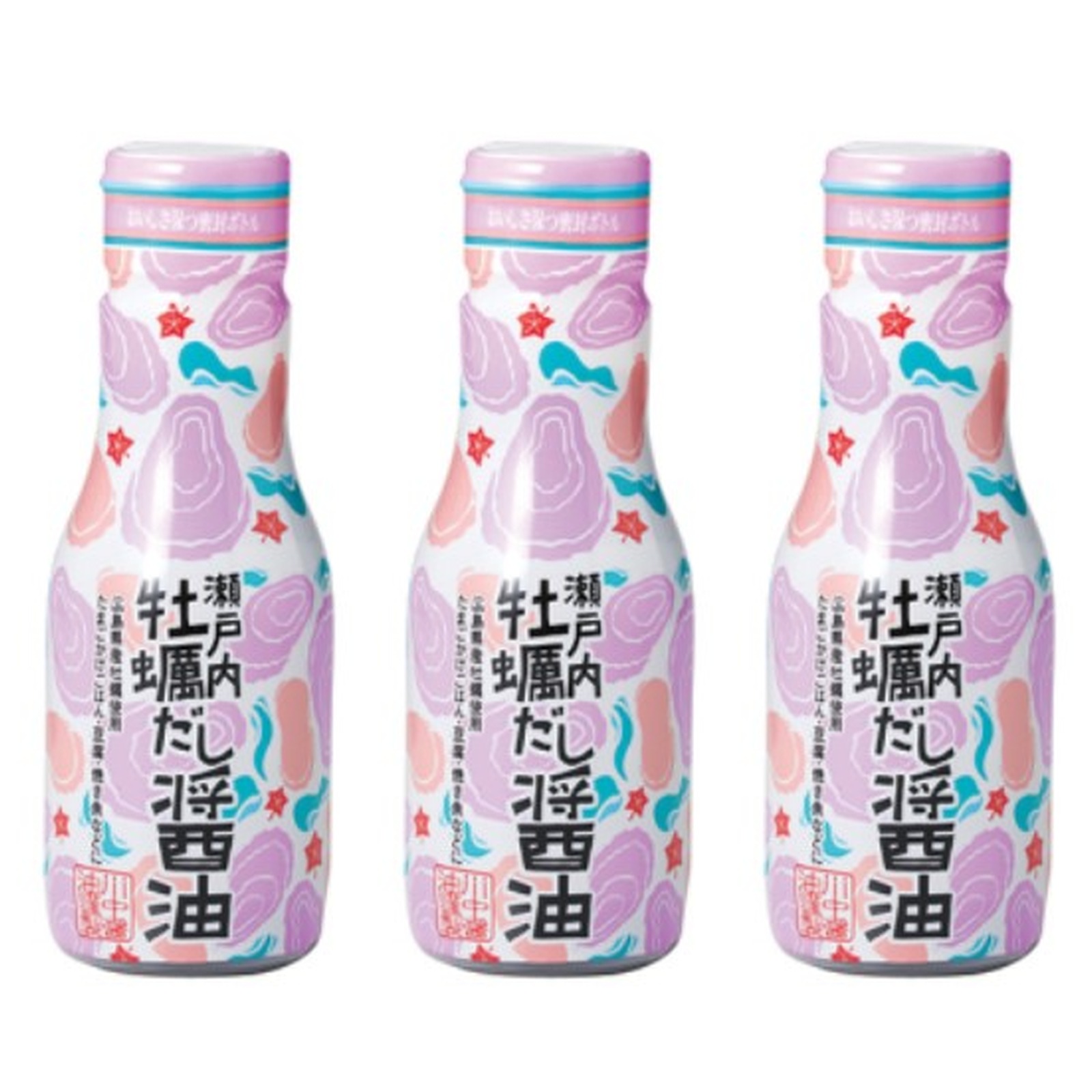 川中醤油 土産用 瀬戸内牡蠣だし醤油×3個 調味料 ご飯のお供 ご当地 広島
