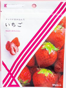 MARUSHIGE チョコが染み込んだいちご 40g×1個 チョコレート フルーツ フリーズドライ スイーツ いちご