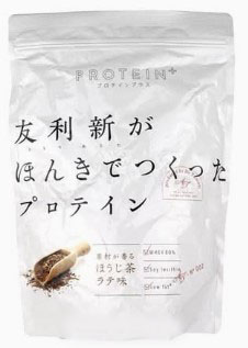 ファイン 友利新がほんきでつくったプロテインほうじ茶ラテ味 351g×1個 ほうじ茶 ラテ プロテイン 健康 栄養補助食品