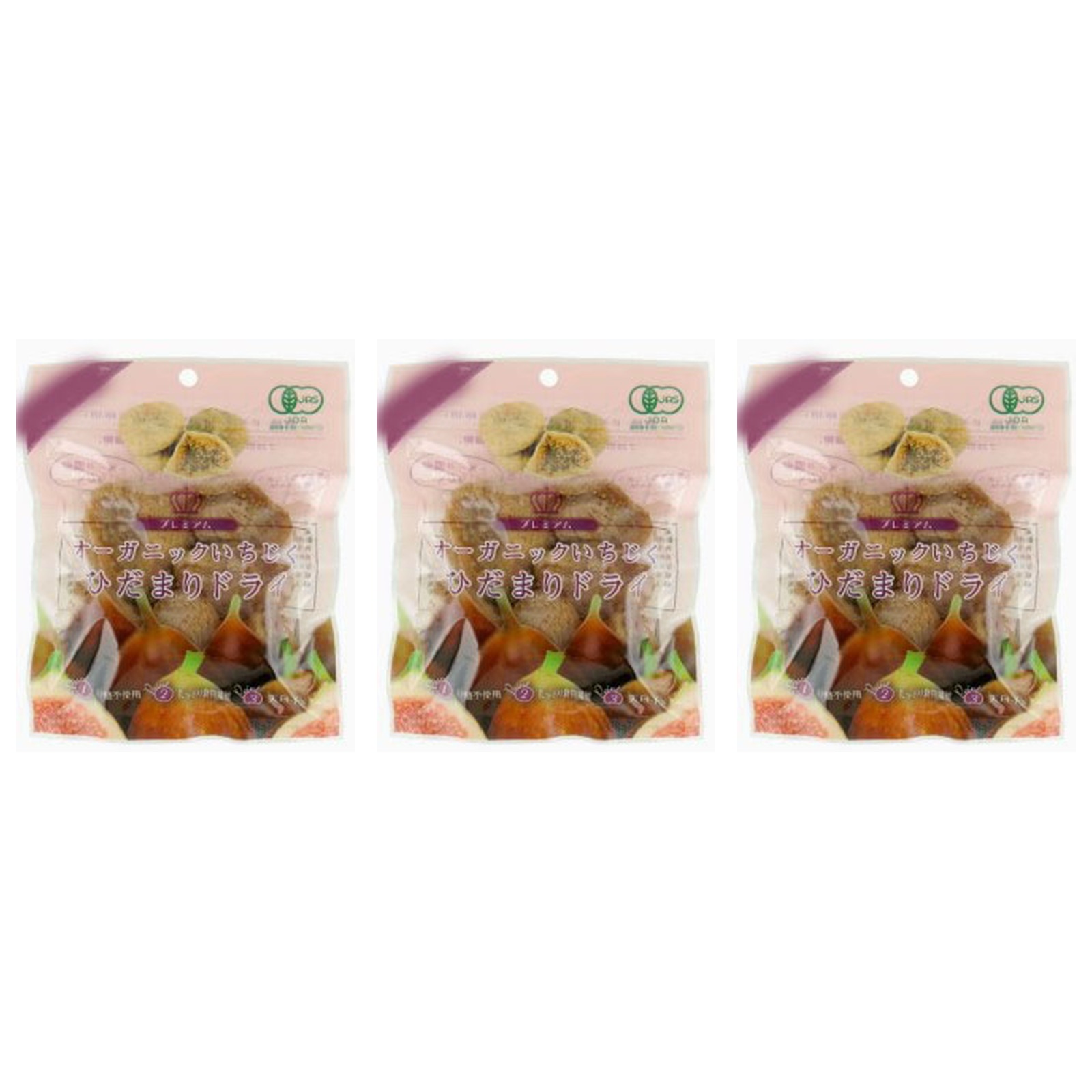 MANGOS オーガニックいちじくひだまりドライ 120g×3個 いちじく フルーツ ドライ 健康 お菓子