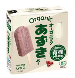 井村屋 オーガニックあずきバー 6本入り×1個 あずき アイス  小豆 健康 冷凍
