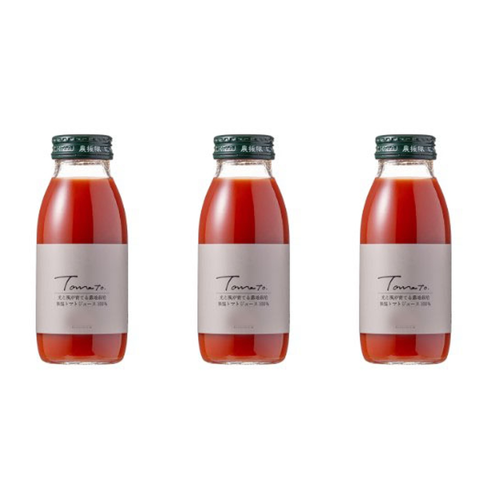 いち粒 食塩無添加とまとジュース 200ml×3個 トマト ジュース 無添加 オーガニック 健康