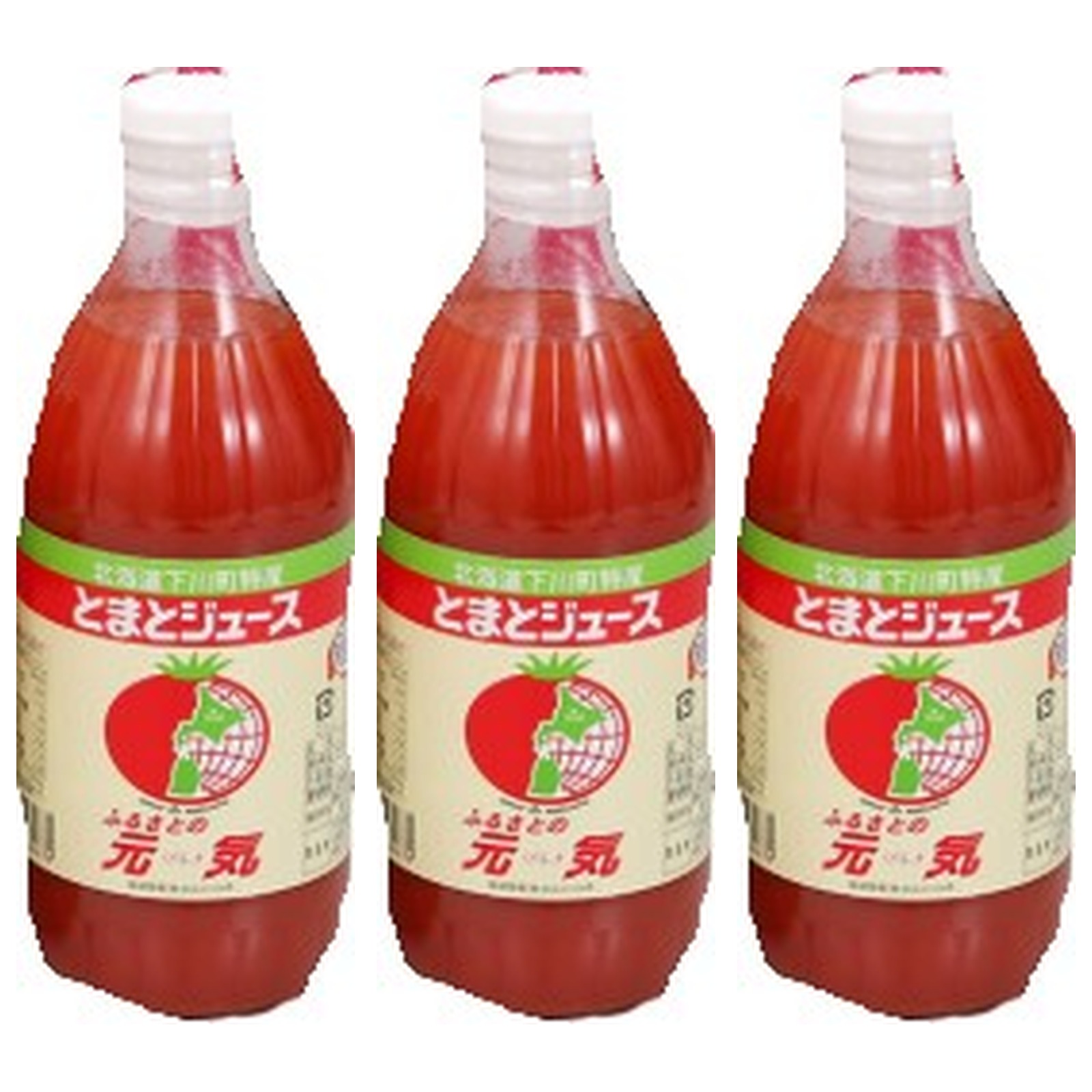下川町 とまとジュース ふるさと元気 500ml×3個 トマト ジュース 無添加 オーガニック 健康 北海道