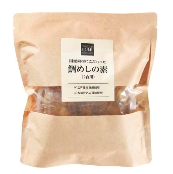 ビオラル 国産素材にこだわった鯛めしの素 410g×1個 鯛めし 炊き込み かやくごはん 国産