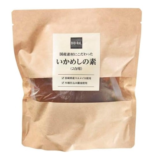 ビオラル 国産素材にこだわったいかめしの素 410g×1個 いかめし 炊き込み かやくごはん 国産