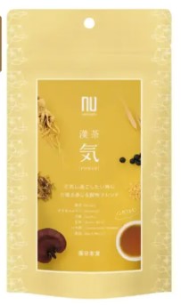 薬日本堂 漢茶 気 2g×6包入り×1個 漢方 美容 健康 ブレンド茶 紅茶 大麦 玄米