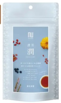 薬日本堂 漢茶 潤 2g×6包入り×1個 漢方 美容 健康 ブレンド茶 紅茶 キンセンカ 黒豆 ローズ