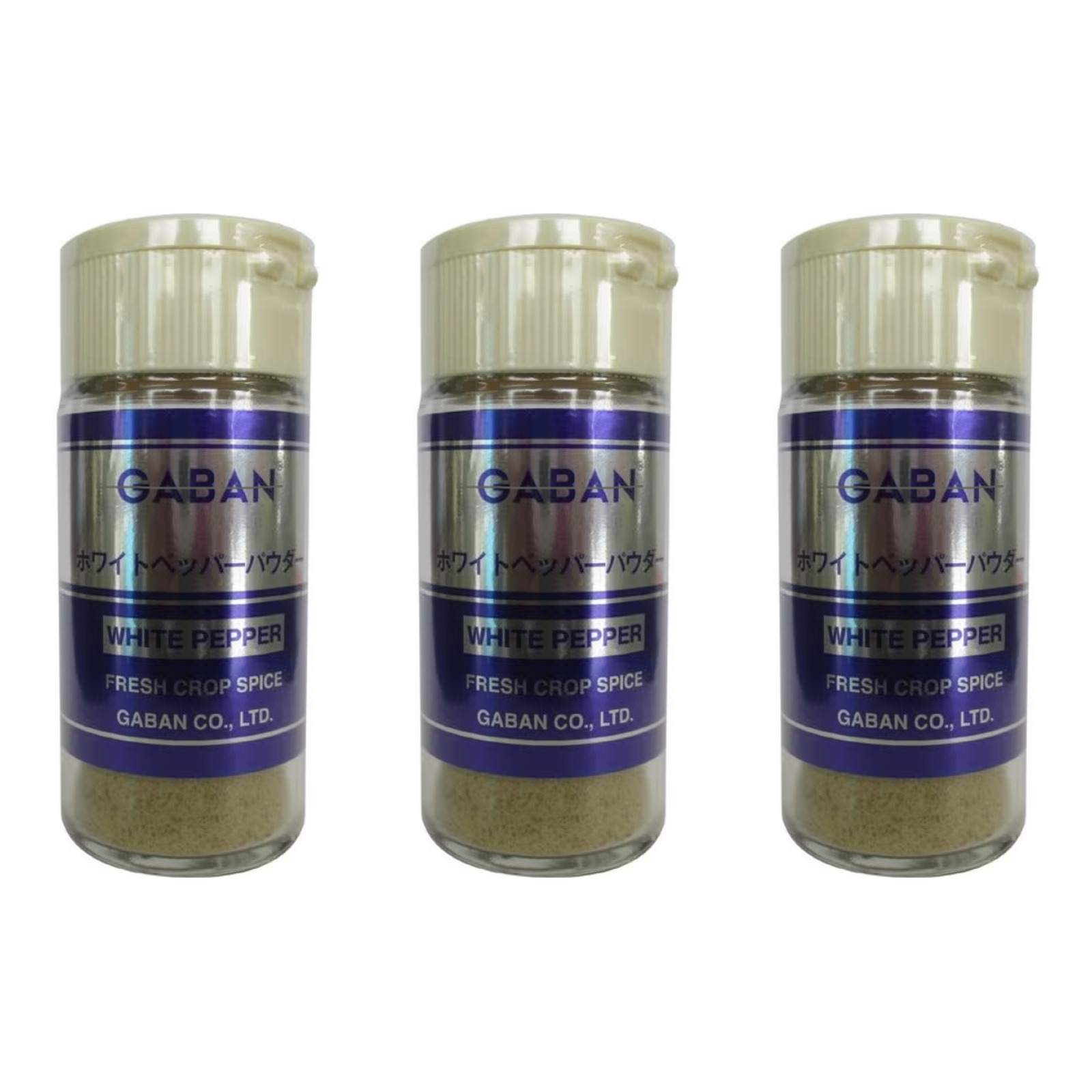 GABAN �z���C�g�y�b�p�[ (�p�E�_�[)�r 15g×3�� �X�p�C�X ���� ���َq �{�i�I �n�[�u �Ӟ�