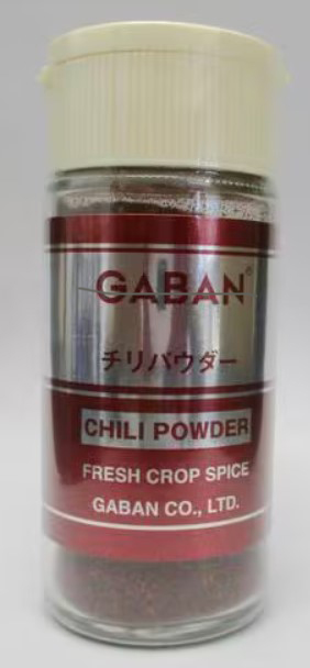 GABAN チリ (パウダー)瓶 19g×1個 スパイス 料理 お菓子 本格的 ハーブ 唐辛子
