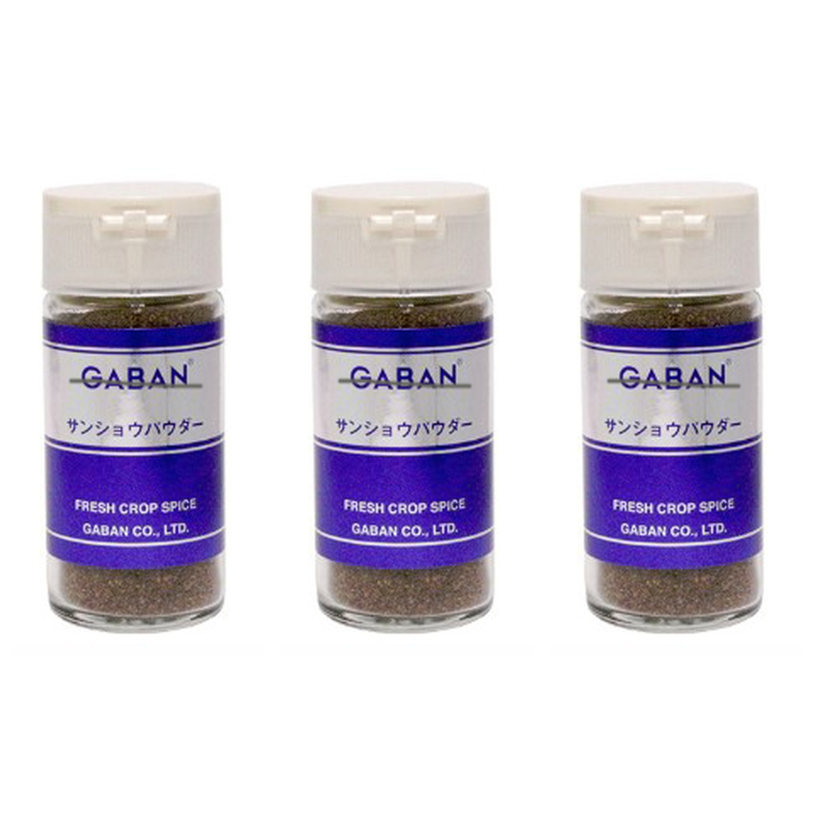 GABAN 山椒 (パウダー)瓶 15g×3個 スパイス 料理 お菓子 本格的 ハーブ 山椒