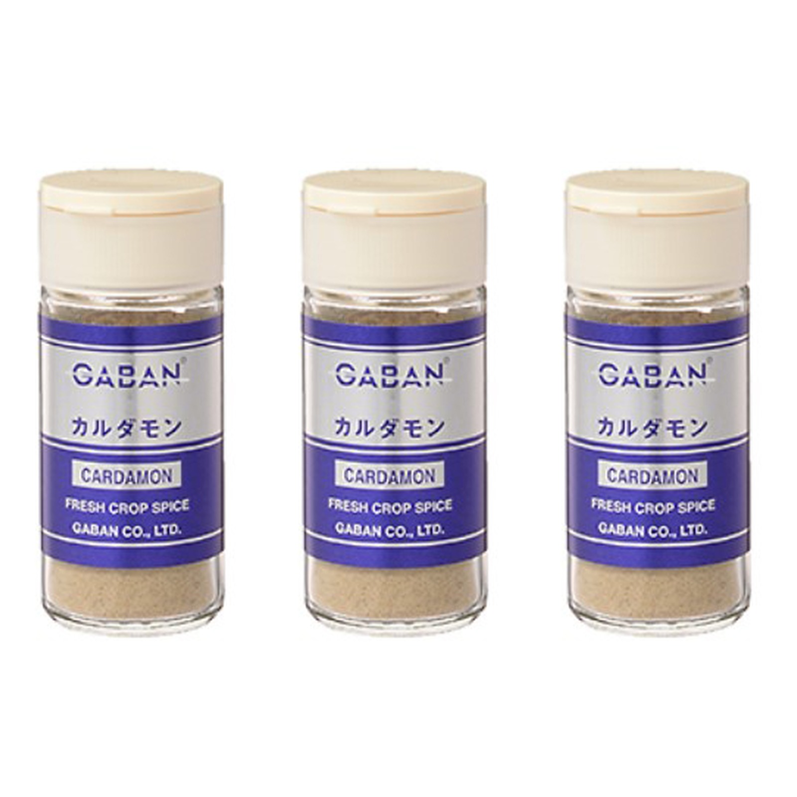 GABAN カルダモン (パウダー)瓶 11g×3個 スパイス 料理 お菓子 本格的 ハーブ カルダモン