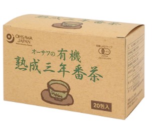 オーサワジャパン 有機熟成三年番茶 20包入×1個 紅茶 健康 ティーバッグ 美容 番茶 オーガニック