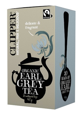 CLIPPER 有機紅茶 アールグレイ 20包入×1個 紅茶 健康 ティーバッグ 美容 オーガニック アールグレイ