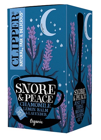 CLIPPER 有機ハーブティー スノア＆ピース 20包入×1個 紅茶 健康 ティーバッグ 美容 オーガニック ハーブ