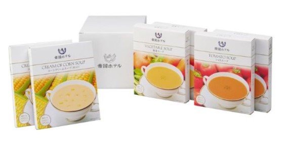 帝国ホテル レトルトスープセット 3種6個入り×1個 ホテル プレゼント ギフト お土産 スープ レトルト アソート