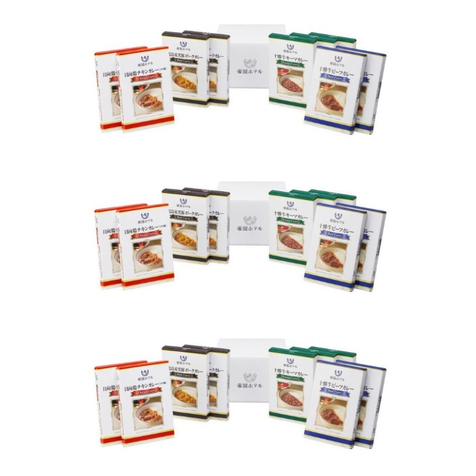 帝国ホテル 小容量カレーセット 4種9個入り×3個 ホテル プレゼント ギフト お土産 プロ カレー アソート