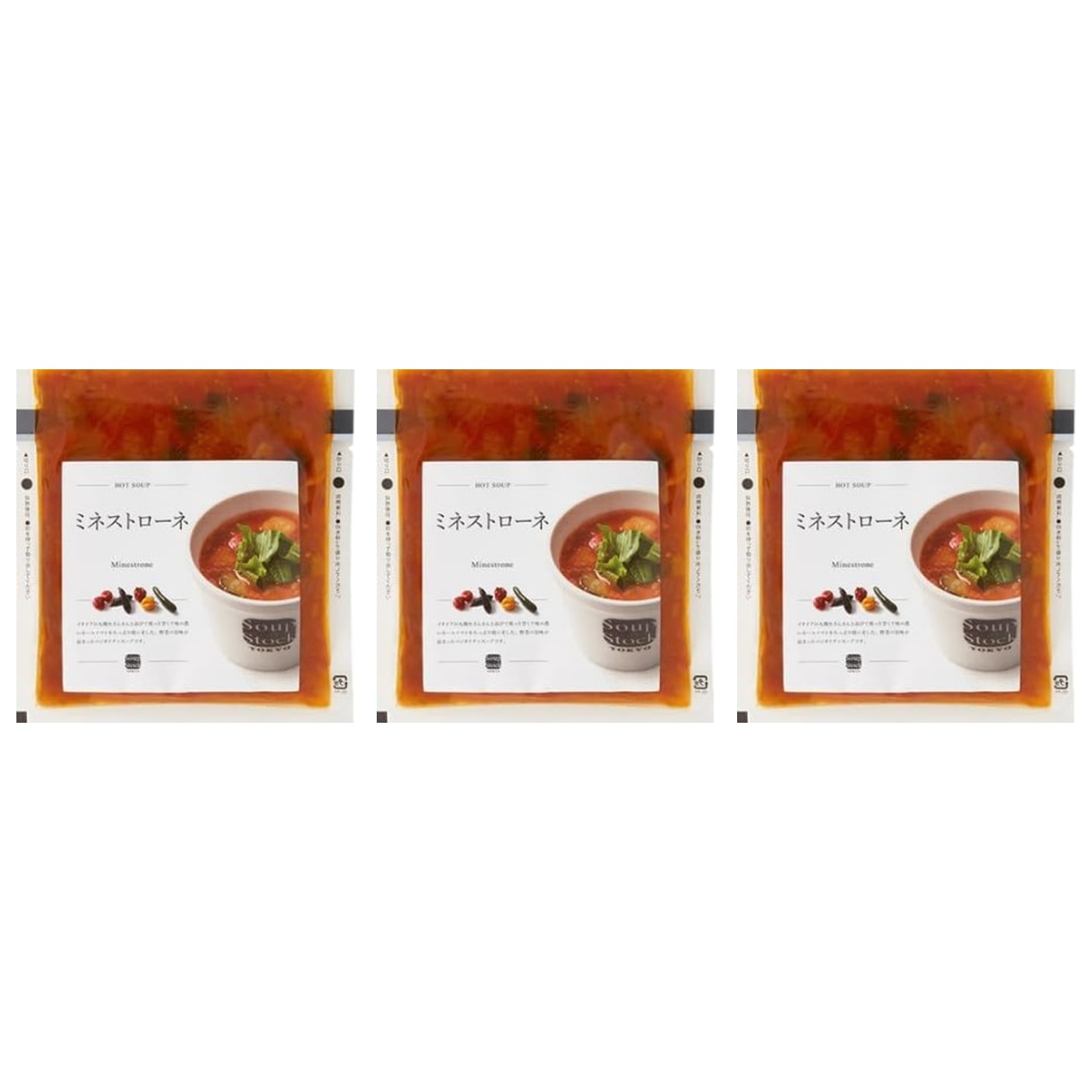 Soup Stock TOKYO 冷凍スープ ミネストローネ 180g×3個 冷凍 スープ おしゃれ ギフト プレゼント 贈答 ミネストローネ