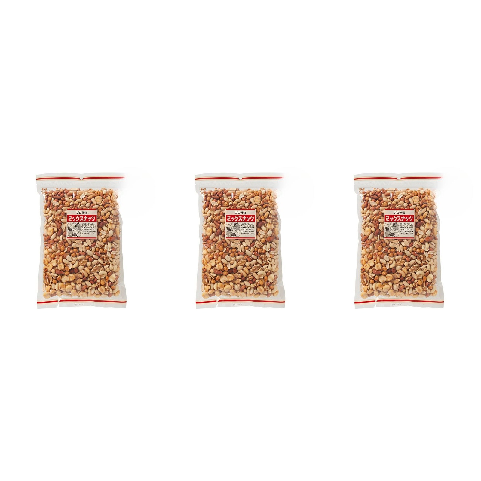 プロ仕様 ミックスナッツ 1kg×3個 プロ 業務用 家庭用 おつまみ あて お菓子 ミックスナッツ