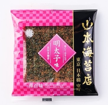山本海苔店 一藻百味 明太子味 4切3枚入り×1個 明太子 海苔 のり おにぎり ごはん ご飯 お供