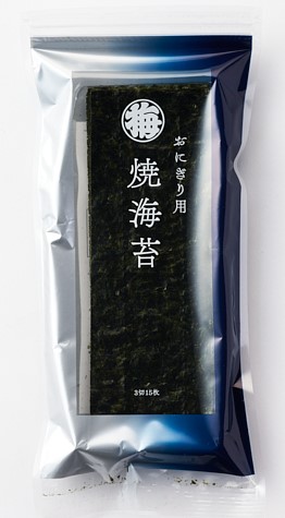 山本海苔店 おにぎり用焼海苔 3切15枚入×1個 海苔 のり おにぎり ごはん ご飯 お供