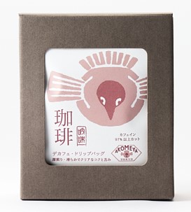 AKOMEYA デカフェ ドリップバッグ 12g×4包入り×1個 デカフェ カフェインレス ドリップコーヒー 珈琲 個包装