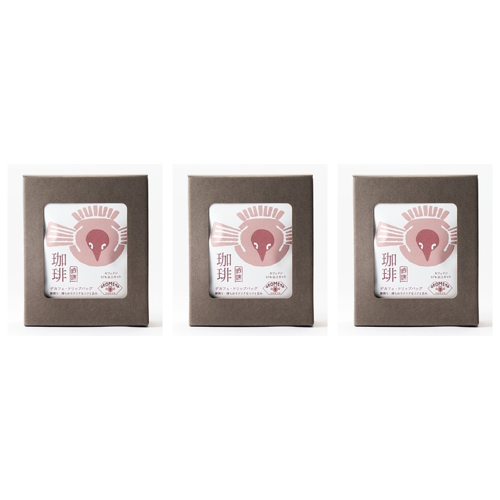 AKOMEYA デカフェ ドリップバッグ 12g×4包入り×3個 デカフェ カフェインレス ドリップコーヒー 珈琲 個包装