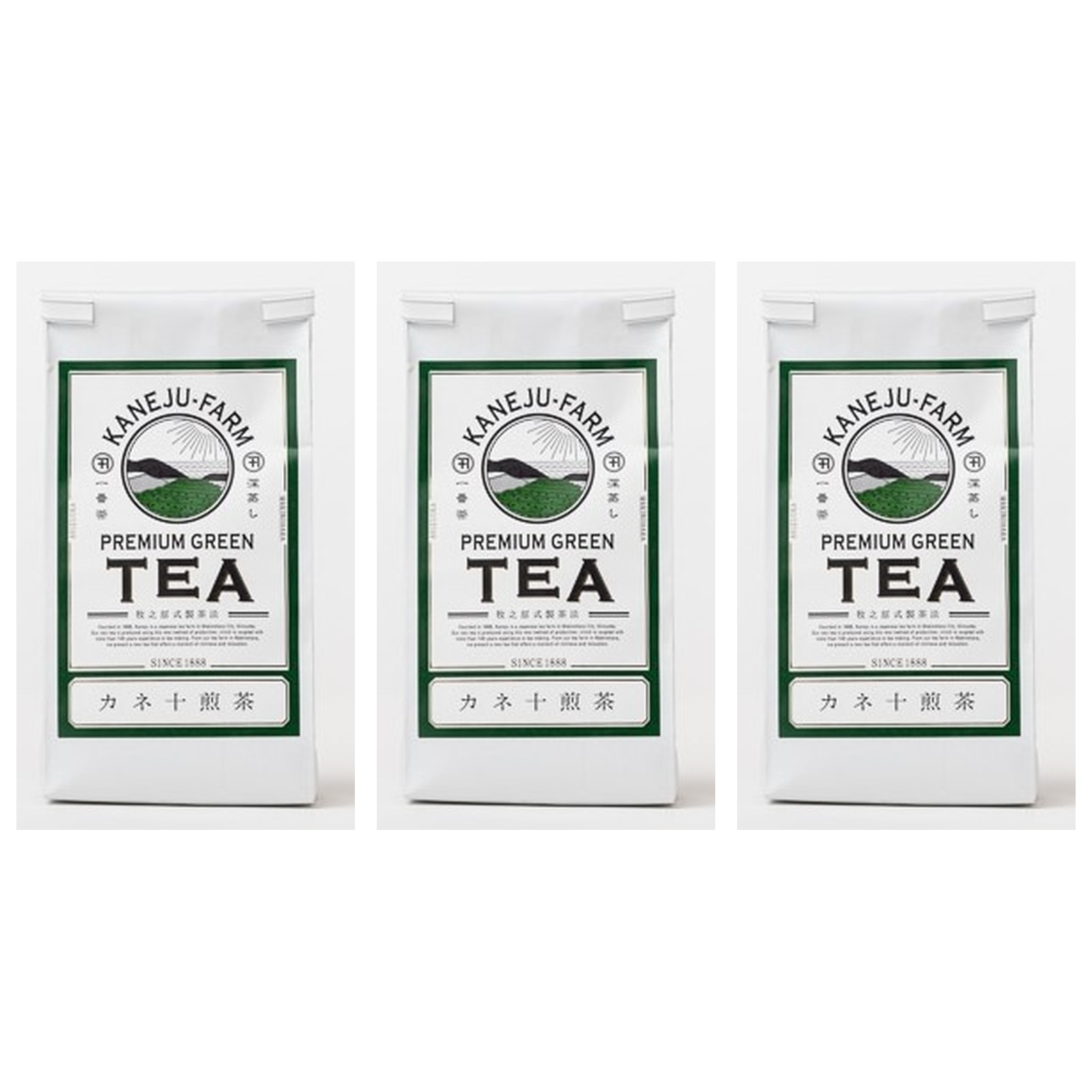 カネ十 煎茶 80g×3個 煎茶 日本茶 緑茶 茶葉 国産