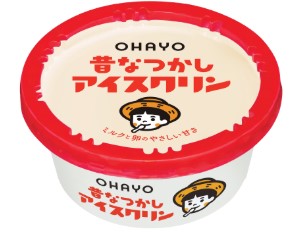 オハヨー乳業 昔なつかしアイスクリン 150ml×1個 冷凍 アイス 卵 素朴 昭和レトロ 懐かしい ミルク デザート